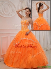 2016 The Most Popular Ball Gown Sweetheart Appliques Quinceanera Dresses  QDZY311AFOR
