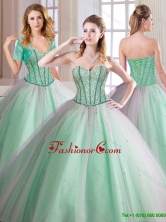 Elegant Ball Gown Sweetheart Quinceanera Dresses with Beading  SJQDDT164002FOR