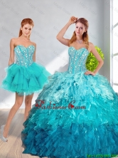 Luxurious 2016 Fall Sweetheart Detachable Quinceanera Dresses in Multi Color QDDTA12002TZFOR