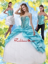 The Most Popular Quinceanera Dresses with Embroidery and Pick Ups SJQDDT33001FOR