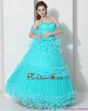 The Most Popular Sweetheart Quinceanera Dresses with Ruffled Layers and Beading WMDQD001FOR