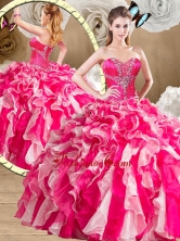 2016 New Arrivals Sweetheart Multi Color Quinceanera Gowns with Ruffles SJQDDT477002-1FOR