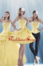 Recommended Brand New Strapless 2015 Strapless Beading Quinceanera Dresses XFNAO214TZA1FOR