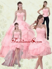Recommended Unique Sweetheart Beaded 2015 Quinceanera Dresses with Ruffled Layers MLXN911415TZA2FOR