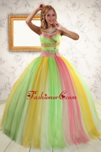 Elegant Ball Gown Sweet 16 Dresses in Multi Color for 2015 XFNAO828FOR