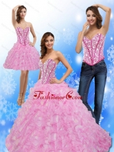 New Arrival Beading and Ruffles Sweetheart 2015 Quinceanera Dresses QDDTA67001FOR 