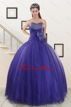 2015 Elegant Sweetheart Quinceanera Dresses with Bowknot XFNAO598FOR