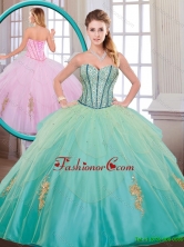 Beautiful Quinceanera Dresses with Beading and Appliques SJQDDT180002FOR