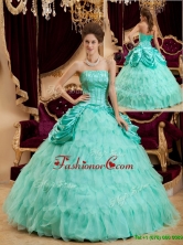 Best Selling Ball Gown Floor Length Ruffles Quinceanera Dresses   QDZY005AFOR