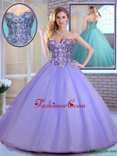 Elegant Ball Gown Sweetheart Quinceanera Gowns with Beading SJQDDT160002-1FOR