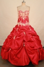 Elegant Ball gown Sweetheart neck Floor-Length Quinceanera Dresses Style FA-Y-54