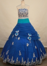 Exclusive Ball Gown Strapless Floor-length Beading Organza Quinceanera dress Style FA-L-123