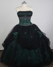 Exclusive Ball Gown Strapless Floor-length Quinceanera Dress LZ426008