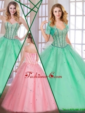 Exclusive Sweetheart Quinceanera Dresses with Beading SJQDDT170002FOR