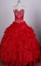 Exquisite Ball gown Sweetheart-neck Floor-length Quinceanera Dresses Style FA-C-039