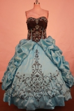 Formal Ball gown Sweetheart neck Floor-Length Quinceanera Dresses Style FA-Y-32