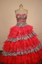 Formal Ball gown Sweetheart neck Floor-Length Quinceanera Dresses Style FA-Y-33