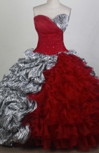 Gorgeous Ball Gown Sweetheart Neck Floor-length Quinceanera Dress LZ426073