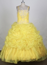 Popular Ball gown Strap Floor-length Quinceanera Dresses Style FA-W-r95
