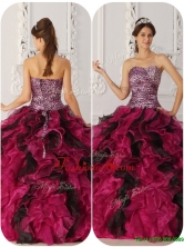 Pretty Ball Gown Floor Length Quinceanera Dresses in Multi Color  QDZY009BFOR