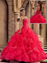 Pretty Ball Gown Sweetheart Floor Length Quinceanera Dresses  QDZY293AFOR