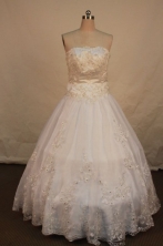 Pretty Ball gown Strapless Floor-Length Quinceanera Dresses Style FA-Y-52
