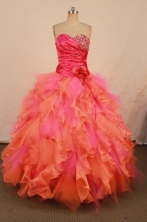 Pretty Ball gown Sweetheart neck Floor-Length Quinceanera Dresses Style FA-Y-51