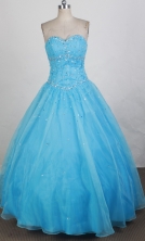 Pretty Ball gown Sweetheart-neck Floor-length Quinceanera Dresses Style FA-W-r29