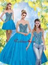 Unique Beading Sweetheart Quinceanera Dresses for 2015 QDDTA70001FOR