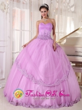 Discount Lavender Wholesale Quinceanera Dress Taffeta and Tulle Appliques with sweetheart for 2013 Fall Quinceanera party In Puerto Ayacucho Style FORVenezuela