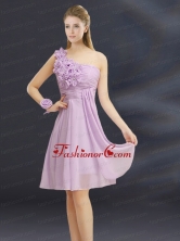 2015 Romantic Hand Made Flowers Sweetheart Prom Dress with Ruching BMT027DFOR 