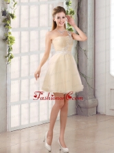 Appliques A Line Mini Length Prom Dress with One Shoulder BMT019DFOR