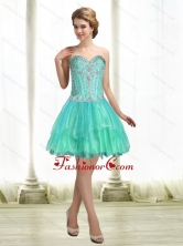 Short Sweetheart Lace Up Simple Prom Dresses with Beading SJQDDT56003FOR