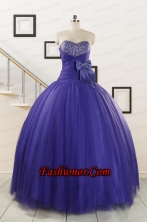 2015 Elegant Sweetheart Quinceanera Dresses with Bowknot FNAO598FOR
