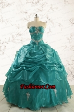2015 Pretty Quinceanera Dresses with Appliques FNAO006FOR
