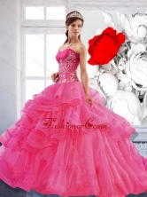 Artistic Sweetheart Ball Gown 2015 Quinceanera Dress with Appliques QDDTB18002FOR