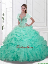 Beautiful Sweetheart Quinceanera Gowns with Beading and Ruffles SJQDDT108002FOR