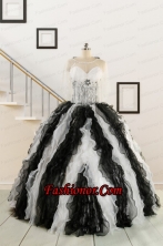 Discount Quinceanera Dress with Zebra and Ruffles FNAO776AFOR