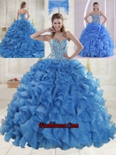 Elegant Brush Train Beading Quinceanera Dresses in Baby Blue XLFY091906B-3FOR