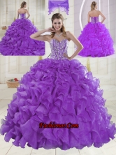 Hot Sale Sweetheart Beading 2015 Quinceanera Dresses in Sweet 16 XLFY091906B-8FOR