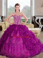 Luxurious Sweetheart 2015 Quinceanera Dresses with Beading and Pick Ups QDDTA41002-1FOR