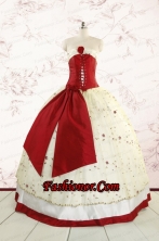 Most Popular Multi Color Quinceanera Gowns with Appliques and Bowknots FNAO760FOR