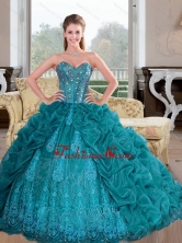 Popular 2015 Sweetheart Quinceanera Dresses with Beading and Pick Ups QDDTA41002-2FOR