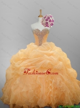 2015 Fall Luxurious Sweetheart Quinceanera Dresses with Ruffled Layers SWQD014-2FOR