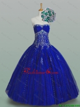 Elegant Strapless Beaded Sweet 16 Dresses for 2015 Fall SWQD005-5FOR