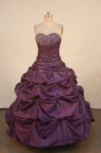 Affordable Ball Gown Sweetheart Floor-length Quinceanera Dresses  Beading Style FA-Z-0227