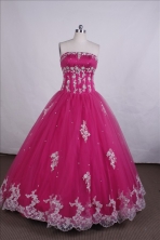 Beautiful Ball gown Strapless Floor-length Quinceanera Dresses Style FA-C-037
