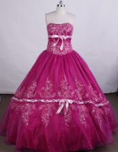 Beautiful Ball gown Strapless Floor-length Quinceanera Dresses Style FA-C-058