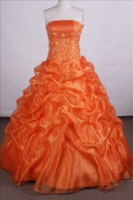 Beautiful Ball gown Strapless Floor-length Quinceanera Dresses Style FA-C-061
