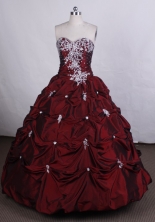 Beautiful Ball gown Sweetheart-neck Floor-length Quinceanera Dresses Style FA-C-076